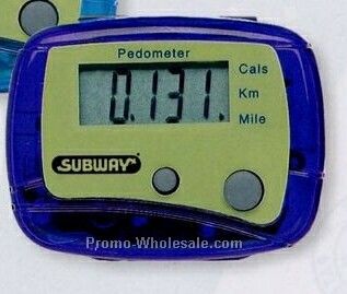 Translucent One Step Pedometer (Standard Shipping)