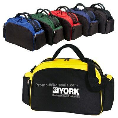 Two-tone Overnight Duffel Bag