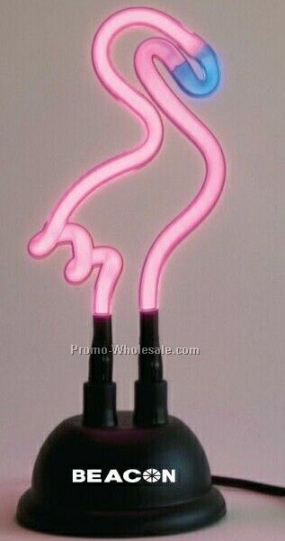 USB Neon Flamingo Desk Light
