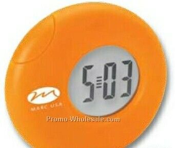 Valumark Red Desk Clock 3"x3-1/8"x3/4"