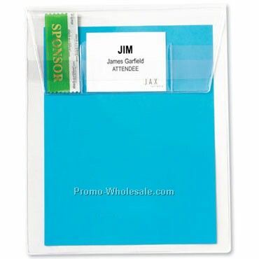 Vinyl Vertical Registration Envelope - 1 Color Imprint