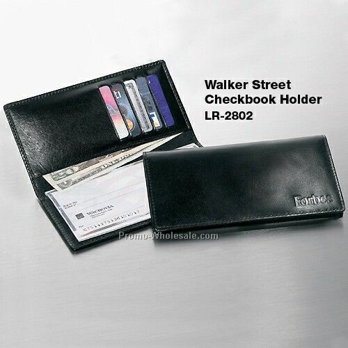 Walker Street Calfskin Checkbook Cover