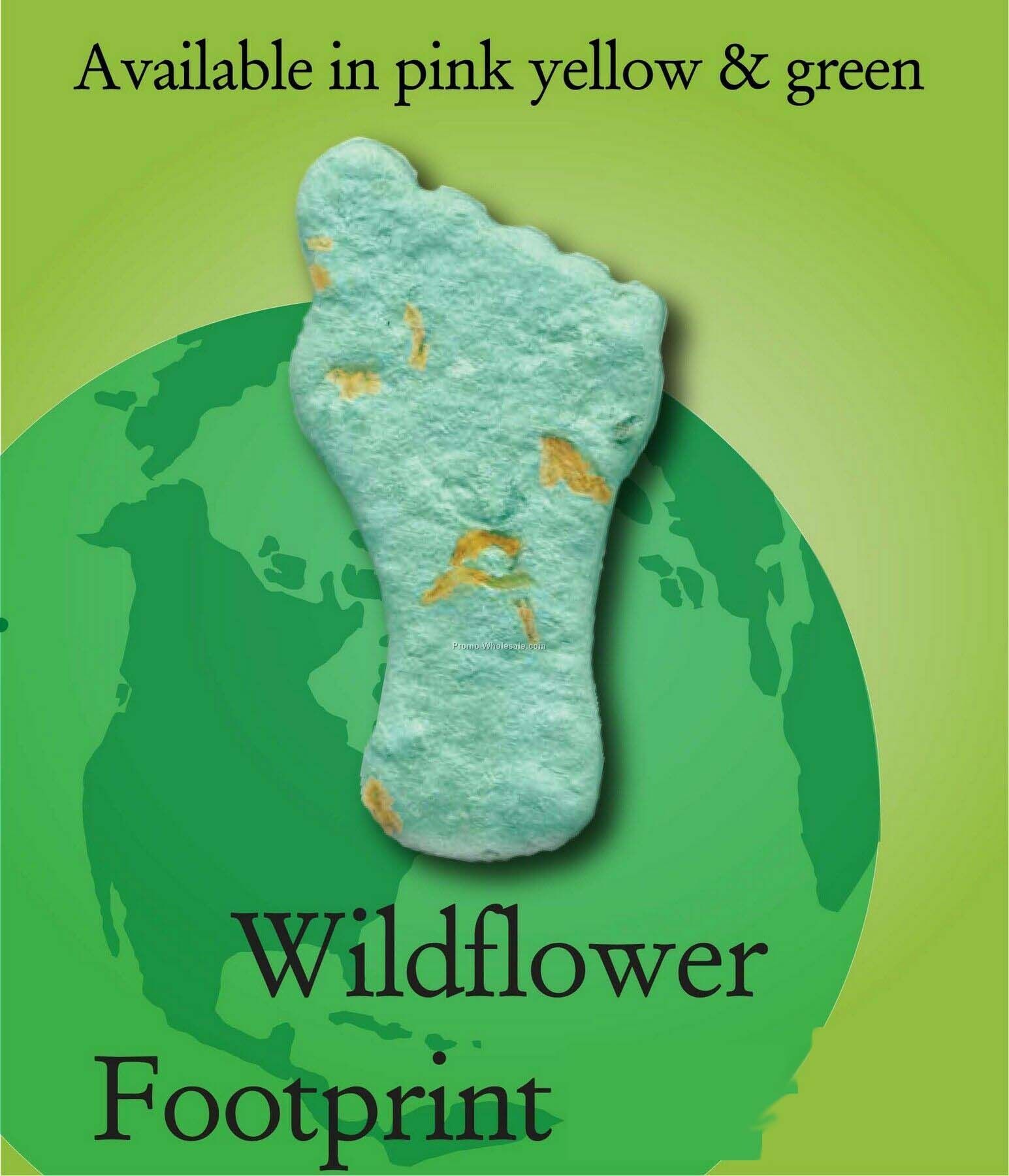 Wildflower Footprint Handmade Seed Plantable Mini