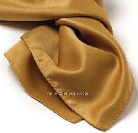 Wolfmark Vegas Gold Solid Series Silk Scarf