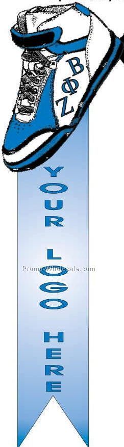 Zeta Phi Beta Sorority Shoe Bookmark W/ Black Back