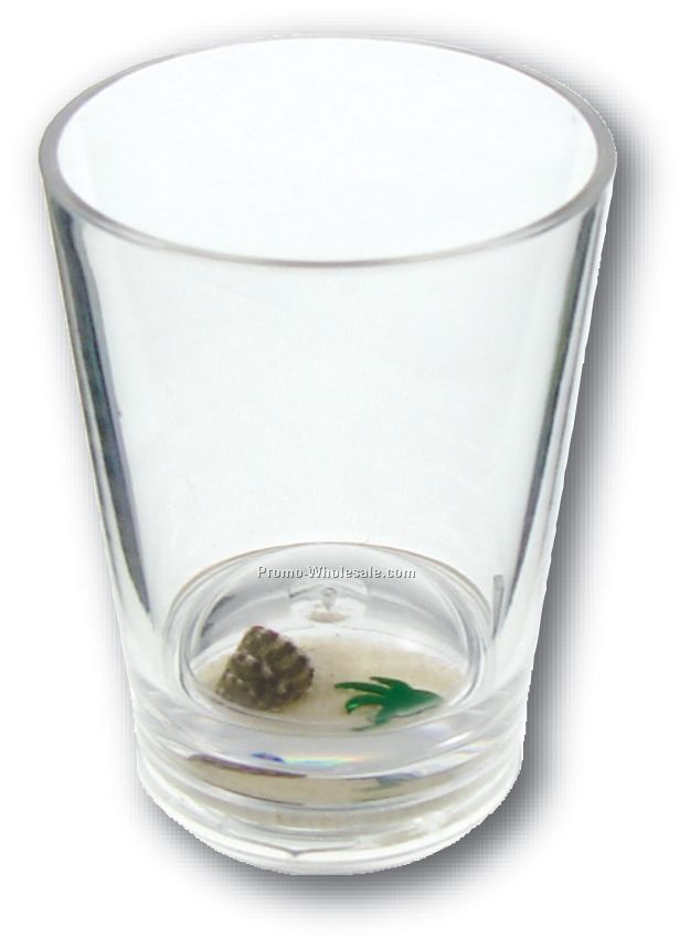 1-1/4 Oz. Beach Oasis Novelty Compartment Shot Glass