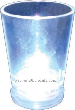 1-1/4 Oz. Light Up Shot Glass W/ White LED