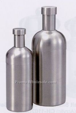 1/3 Liter Bottle Shaped Stainless Steel Cocktail Shaker (3 Pc.)