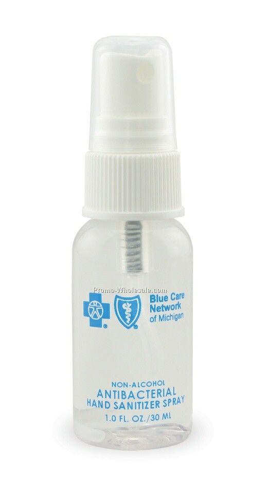 1 Oz. Antibacterial Hand Sanitizer Spray - Non Alcohol