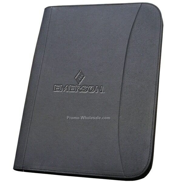 10-1/4"x13-1/2"x1" Zippered Notepad Portfolio (Not Imprinted)