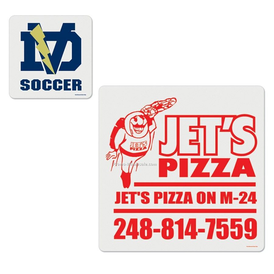 12" Square Die Cut Vehicle Magnet