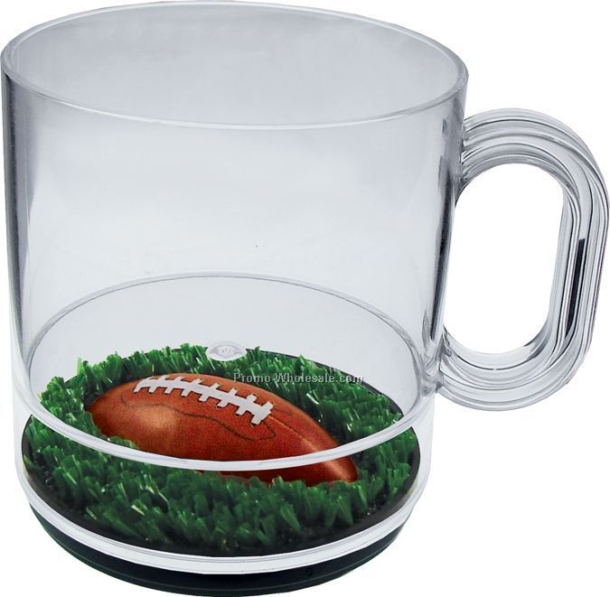 12 Oz. Pass The Pigskin Compartment Coffee Mug