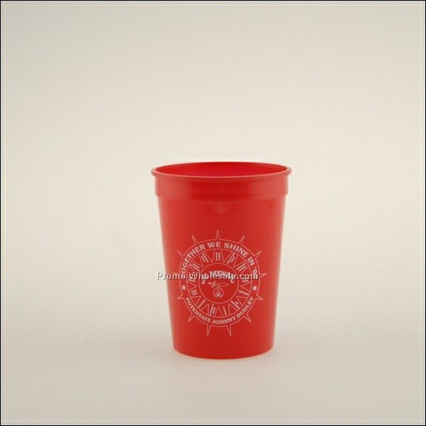 12 Oz. Red Stadium Cup