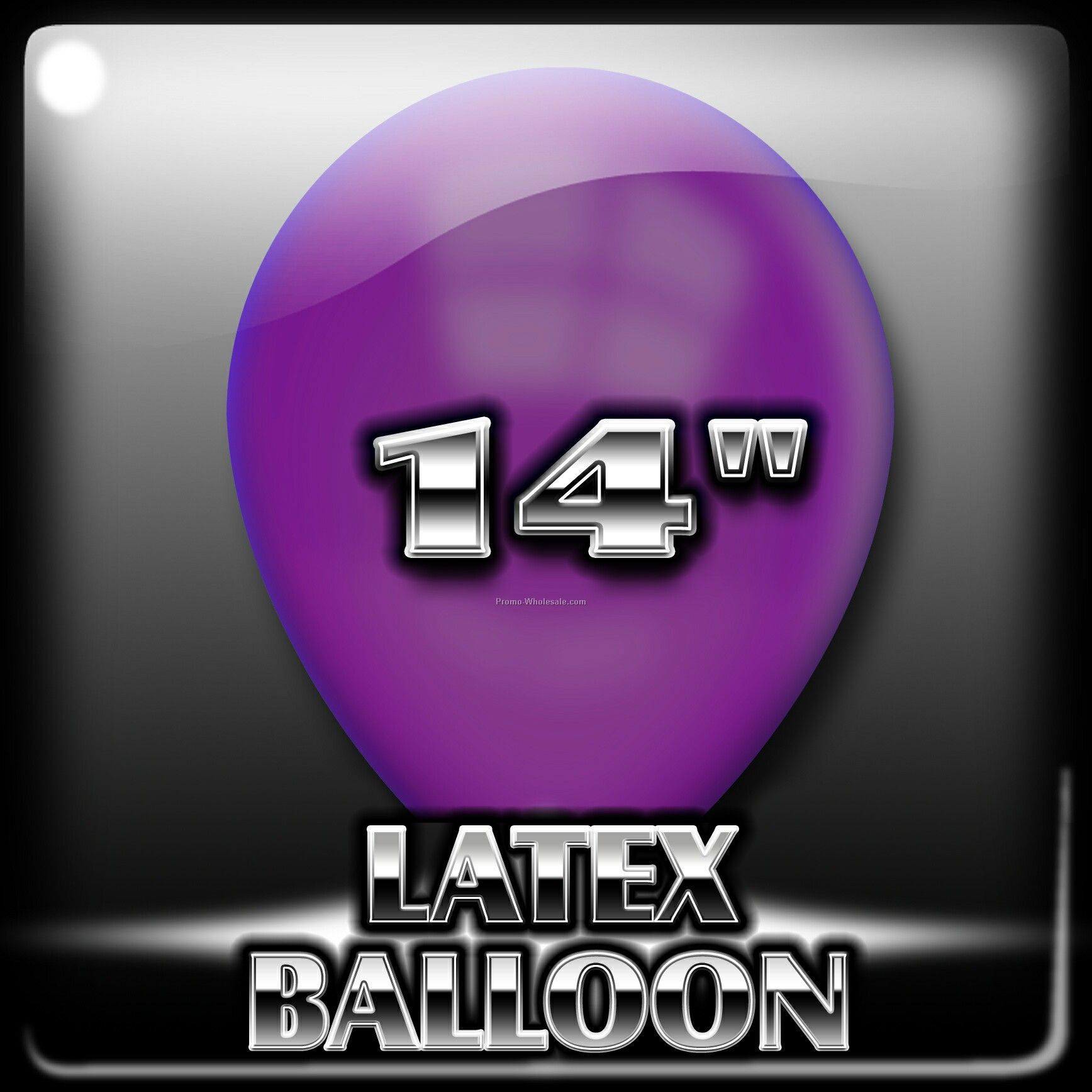 14" Metallic Latex Balloon