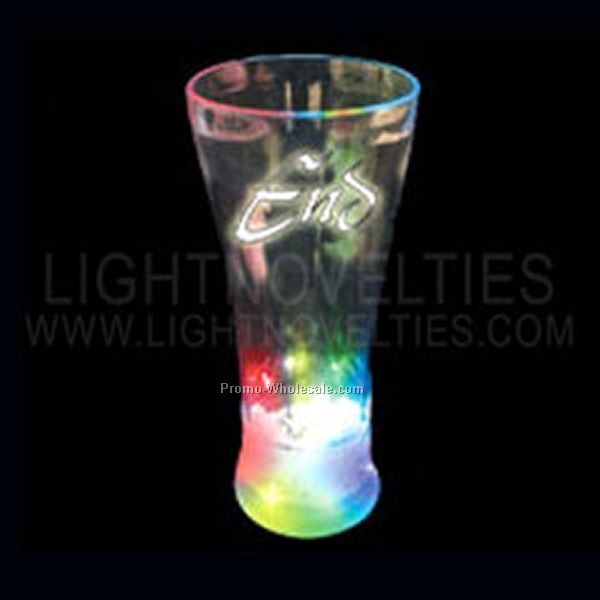 14 Oz. Light Up Pilsner Glass - Rainbow