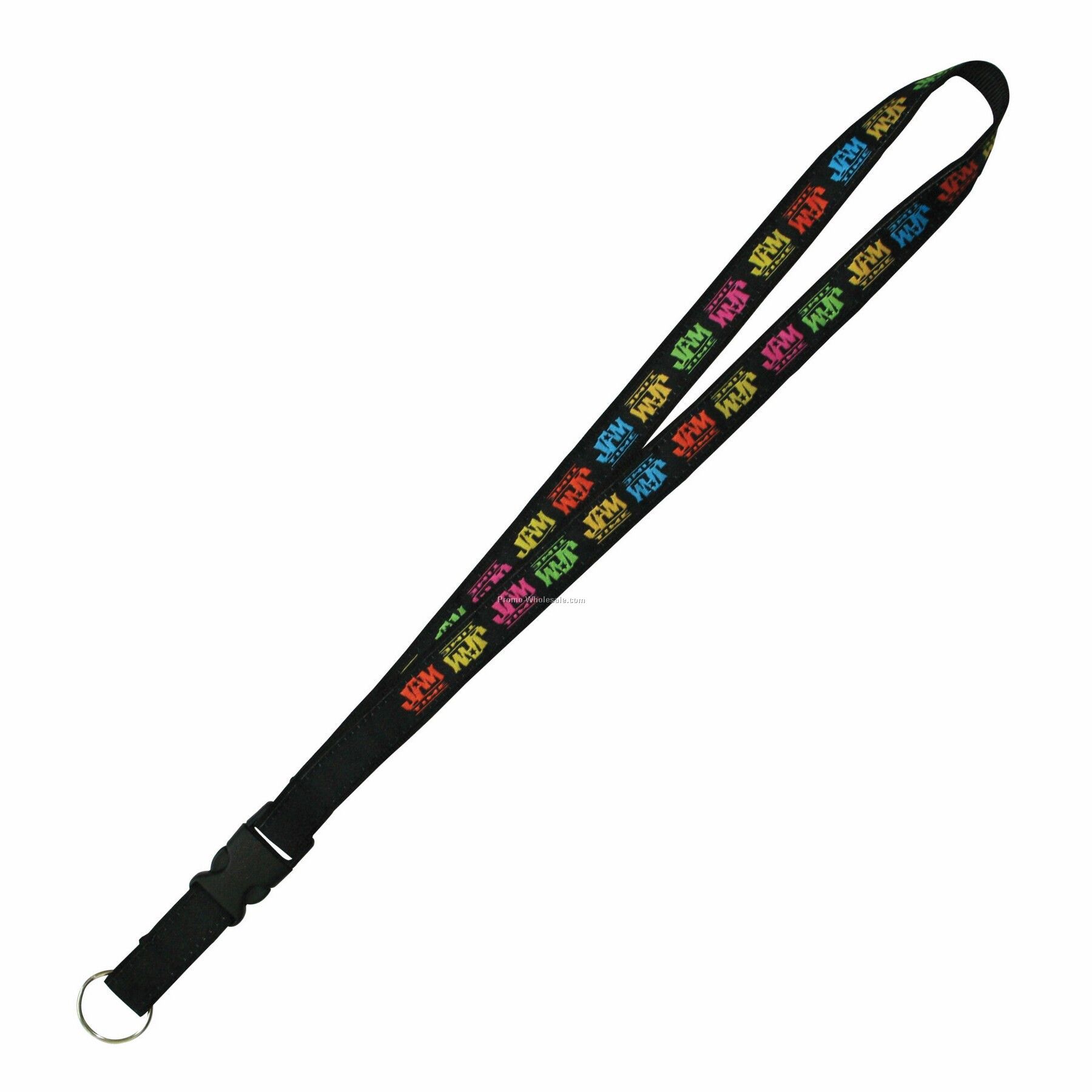 17-1/2"x3/4" Wov-in Line Detachable Lanyard - Elite Plus Webbing