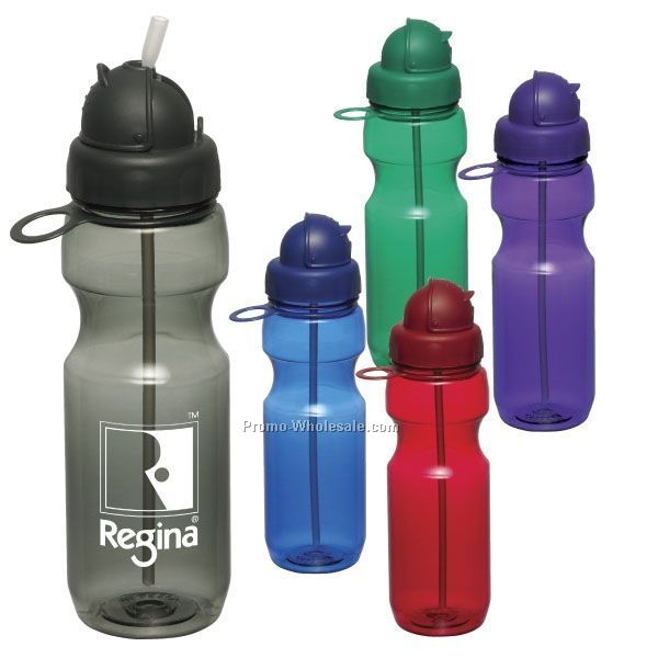 22 Oz. The Kingston Sports Bottle With Straw