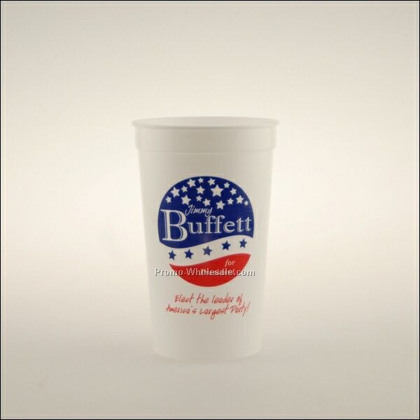 22 Oz. White Stadium Cup