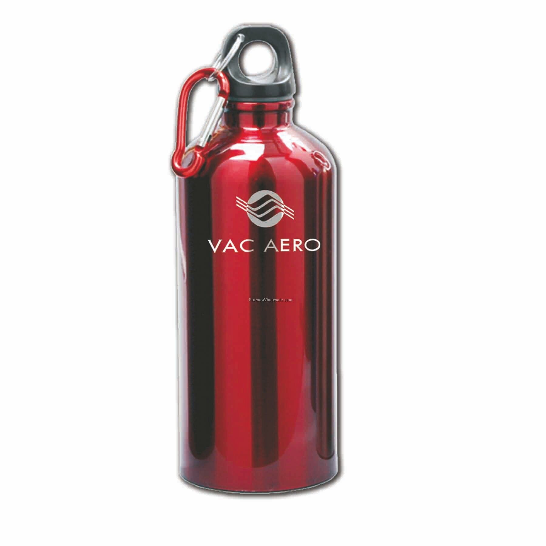 22 Oz Stainless Steel Bottle, Red