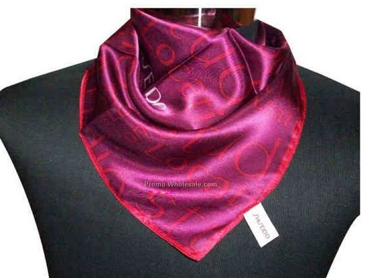 22"x22" 100% Silk Scarves