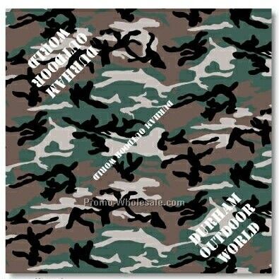 22"x22" Camo Bandanna (Blank)