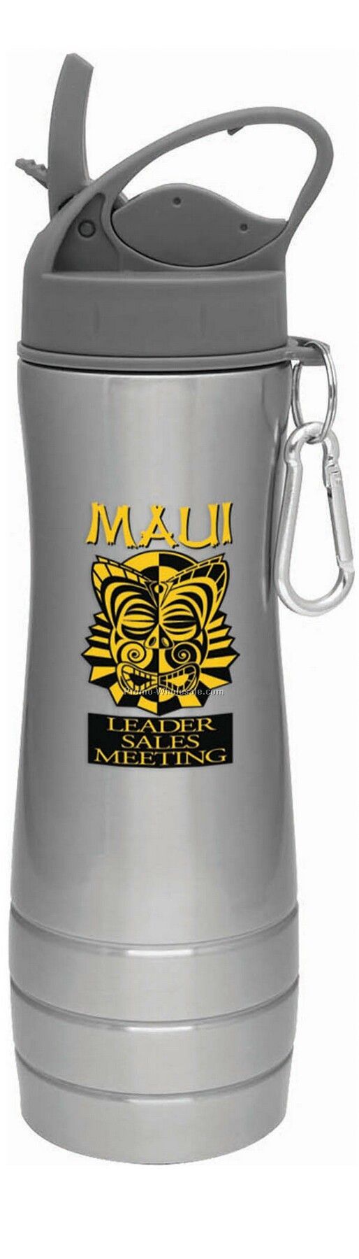 25 Oz. Maui Stainless Steel Bottle (Steel Silver)