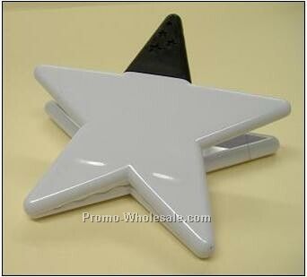 3-1/2" Magnetic Plastic Star Memo Clip