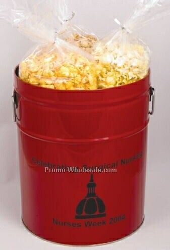 3-1/2 Gallon, 3 Way Popcorn (Butter, Cheese And Caramel)