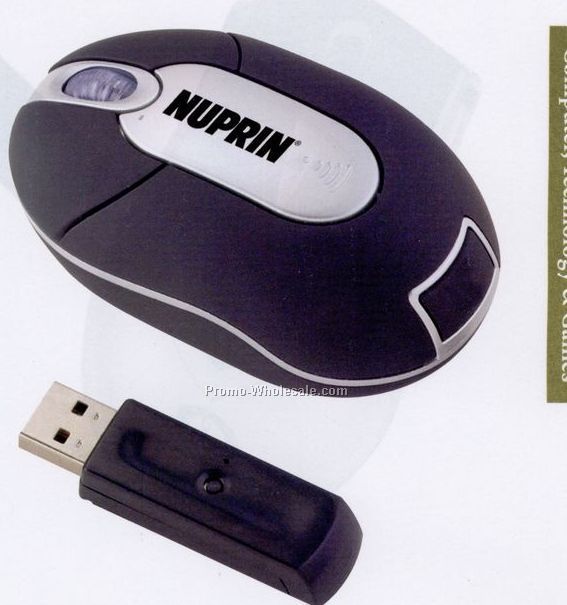 3-3/8"x1-3/4" Freedom Wireless Optical Mouse