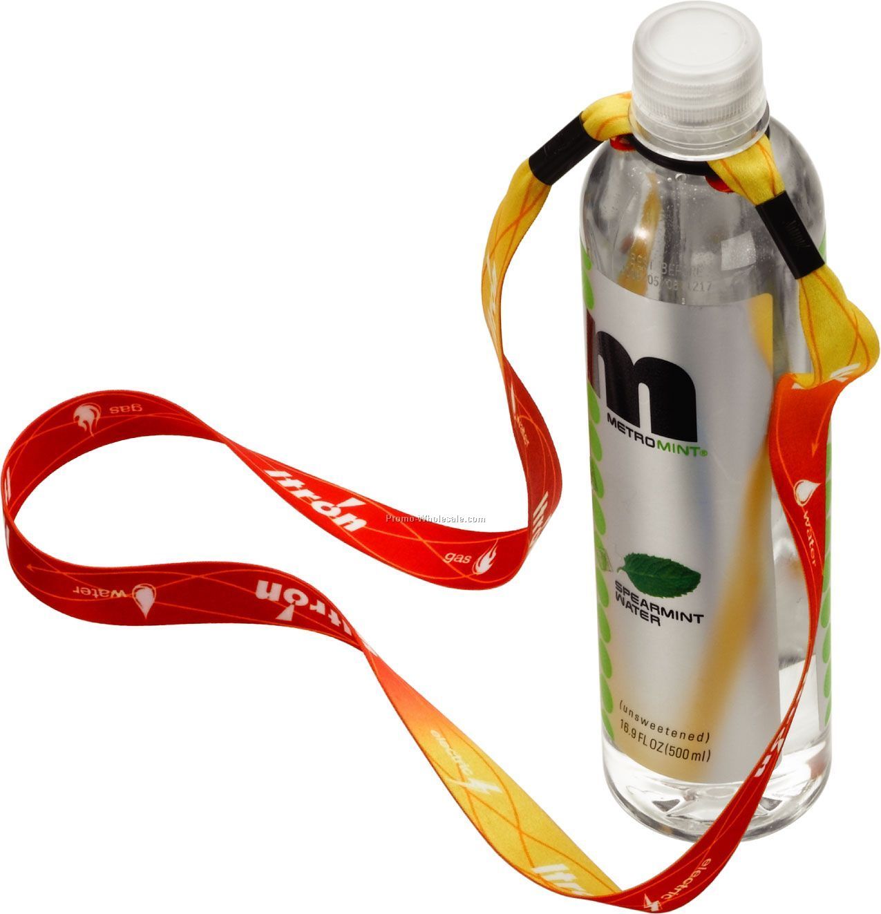 3/4" Recycled Dye Sublimated Water Bottle Strap