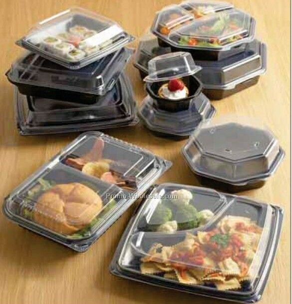 3 Compartment 1 Piece Octaview Innoware Micro Warmable Containers