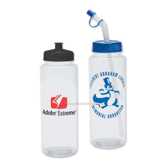 32 Oz. Crystal Clear Bottle (2 Day Rush)