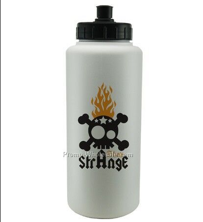 32 Oz. Opaque Gripp 'n Sipp Bottle With Push And Pull Lid