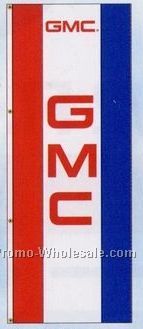 3'x8' Double Face Dealer Interceptor Logo Flags - Gmc