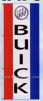 3'x8' Stock Dealer Logo Single Face Drape Flag - Buick