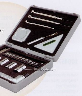 4-1/2"x3-3/4"x1-1/4" 22-pc. Mini Tool Set - Blank