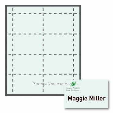 4"x2-1/2" Custom Nametag Inserts - 2 Color