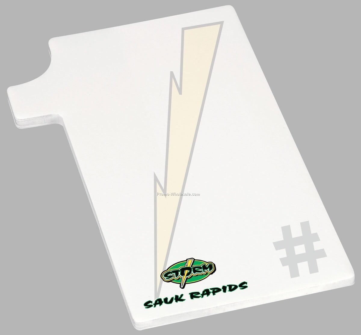 4"x6" Earth Friendly Adhesive Notes - Number One Shaped (50)