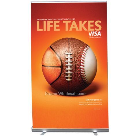 47" Pop Up Retractable Banner