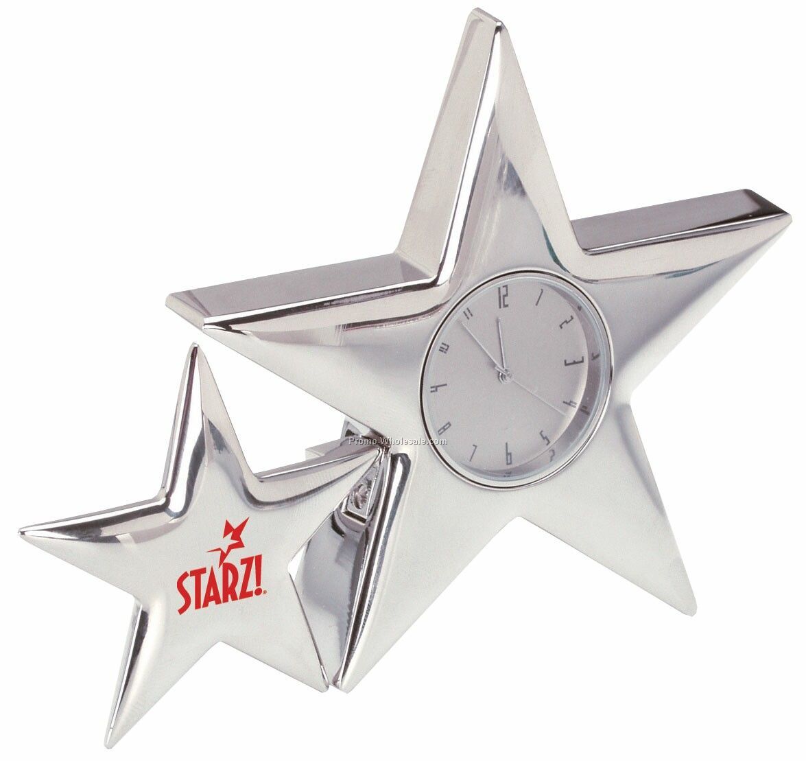 5" Metal Star Clock