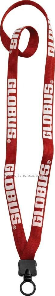 5/8" Polyester Tube Lanyard With O-ring