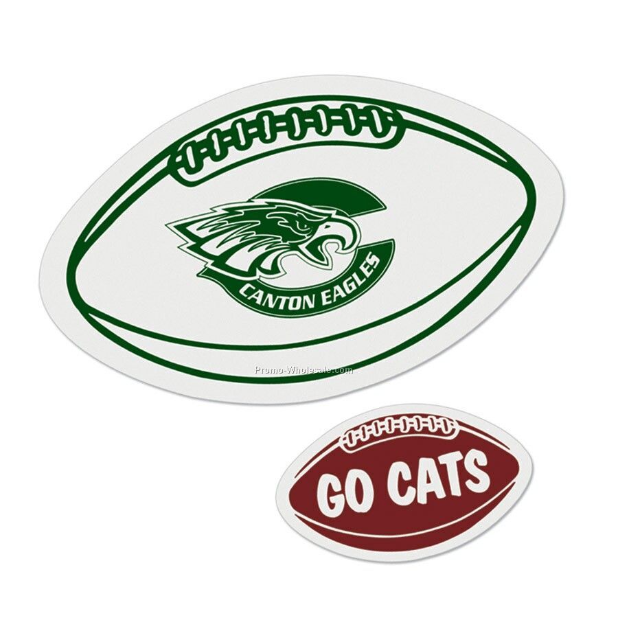 6" Football Die Cut Vehicle Magnet