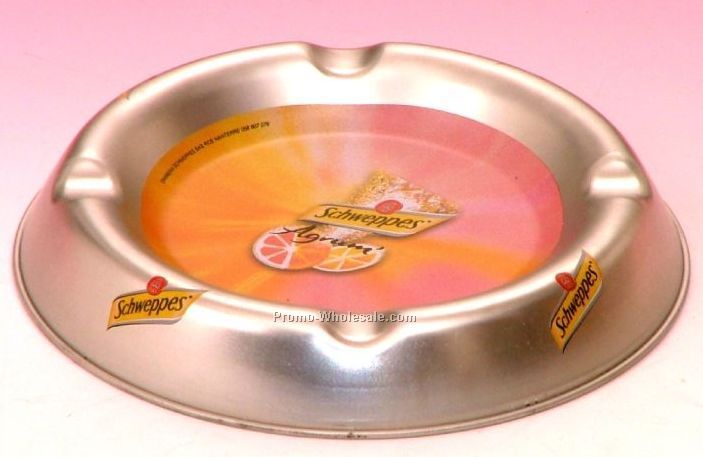 6" Tin Ashtray