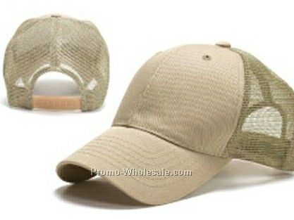 6-panel Promotional Classic Mesh Trucker's Cap