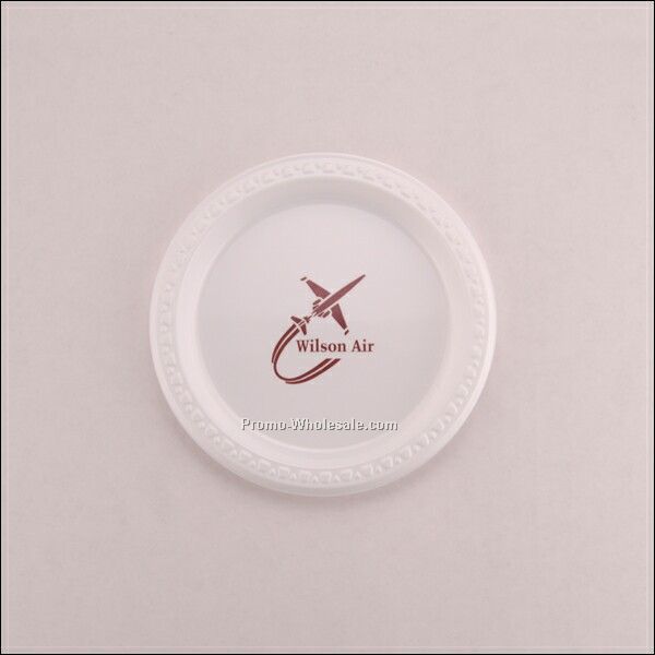 7" Round Plastic Plate