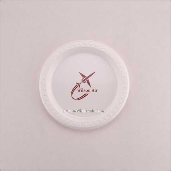 7" Round Plastic Plate