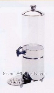 7-1/2"x13"x21.3" 1 Gallon Single Stainless Steel Beverage Dispenser