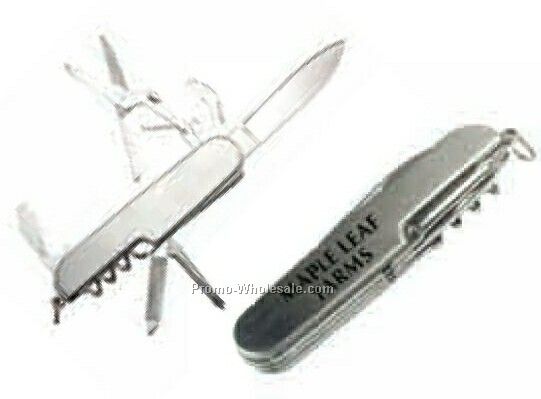 7 Function Stainless Steel Pocket Knife