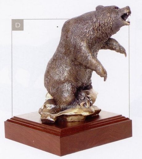 8-1/2" Attitude Bear Sculpture