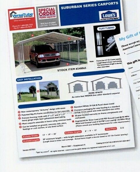 8-1/2"x11" Short Run Full Color Brochures/Flyers